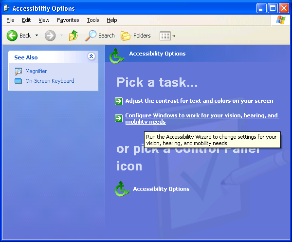 XP Accessibility
