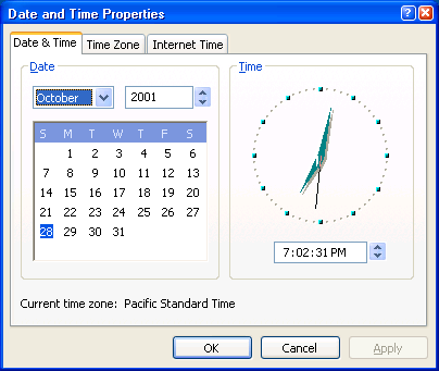 XP Clock