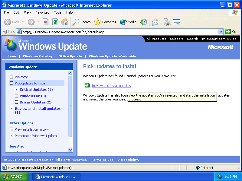 Patch Update Windows Xp Sp3